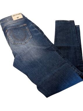 True Religion Jennie Curvy Women's Mid-Rise Skinny Denim Jeans 
Size 30. Stretch